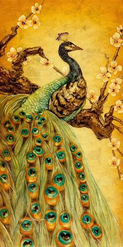 Patrick GuytonArt titleRoyal Peacock 20x40 29X49F