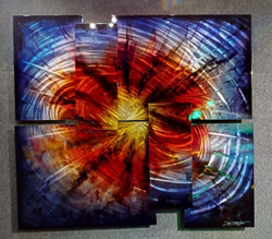 Chris DeRubeisArt title6 Panel Extreme burst 5x6