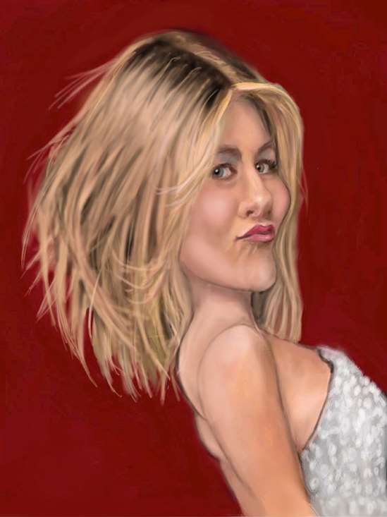 Kevin NealonArt titleJennifer Aniston 53X40