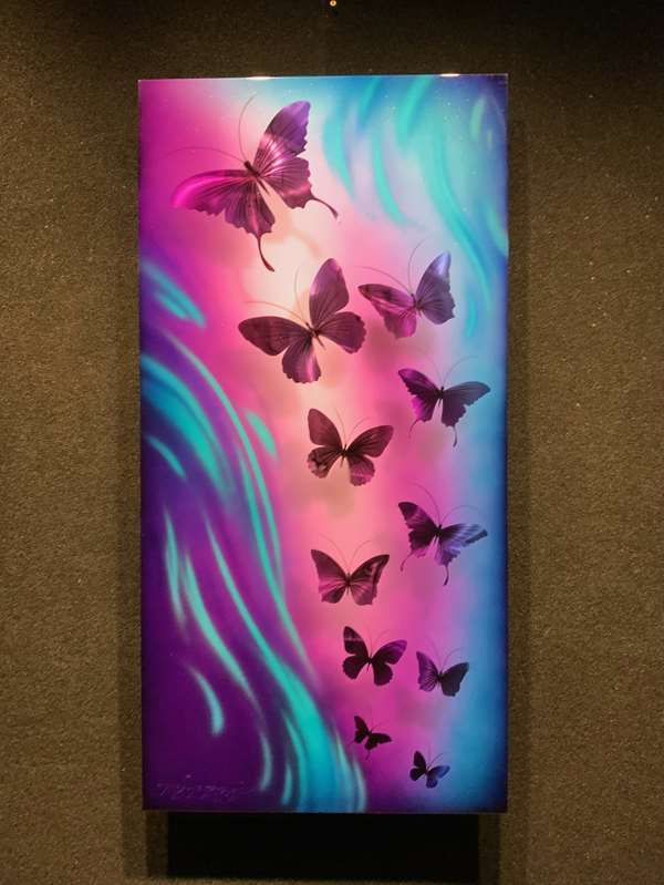 Chris DeRubeisArt titleButterfly 40X20