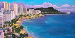 Waikiki Rendezvous II 24X46 